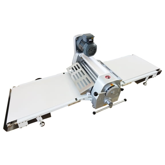 Commercial Dough Sheeter Electric Dough Roller Desktop Folding Pastry Machine 500mm