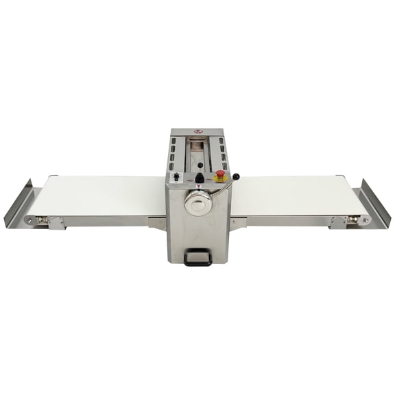 Commercial Dough Sheeter Foldable Dough Pressing Machine 110V 1-35mm Adjustable Thickness for Bread Pastry Cookie
