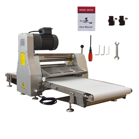Commercial Dough Sheeter Pastry Machine Foldable Tabletop Dough Sheeter 0.04"-1.26" AC110V