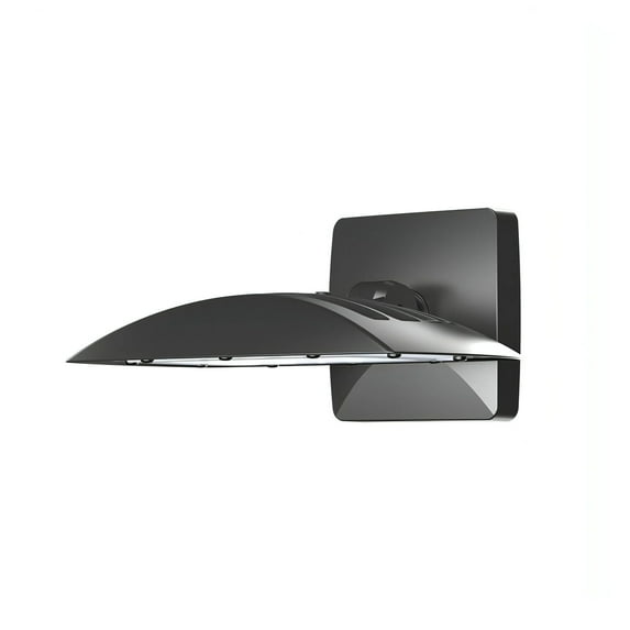 Commercial Electric 350W Equivalent Integrated LED Bronze Outdoor Residential Wall/Flood Light, 5000 Lumens