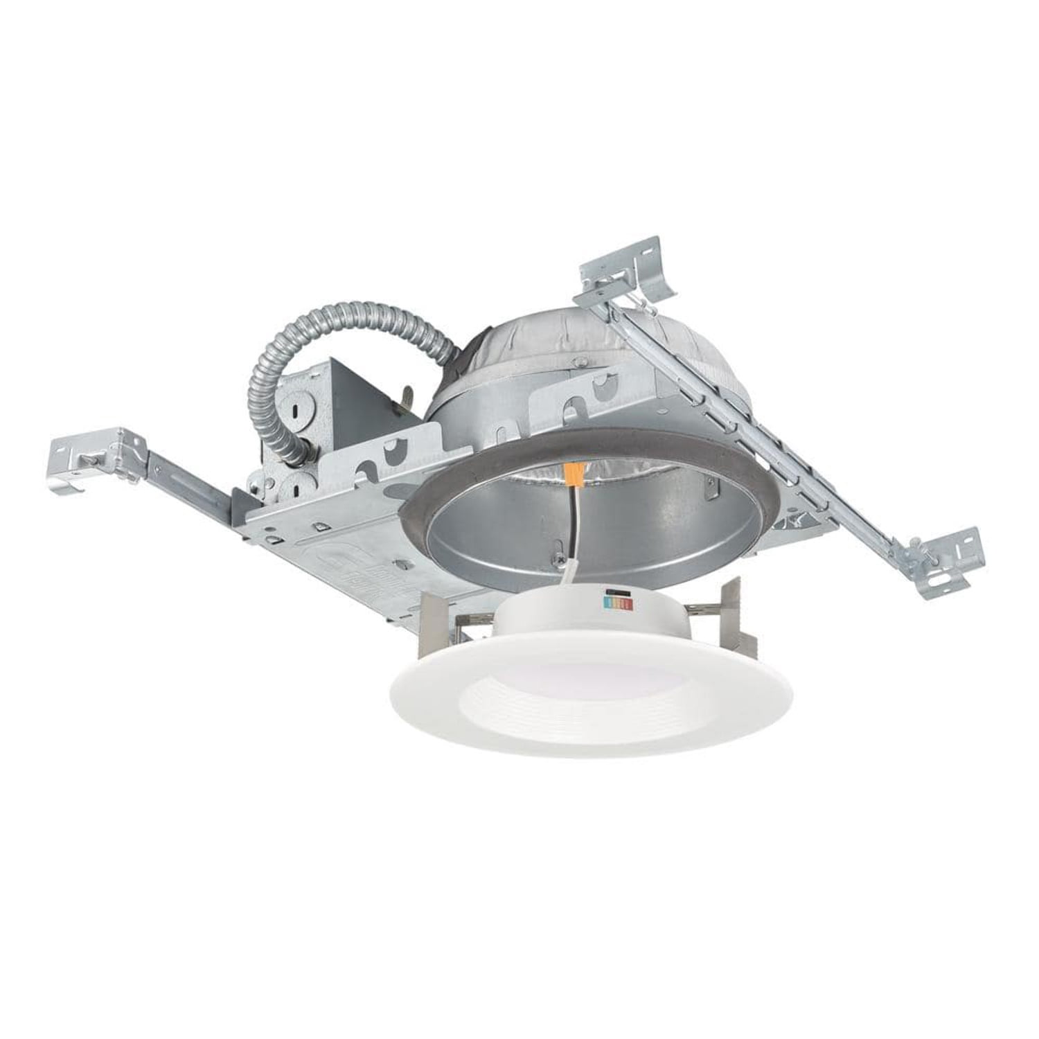Commercial Electric 6 in. Selectable CCT LED Recessed Trim and Shallow ...