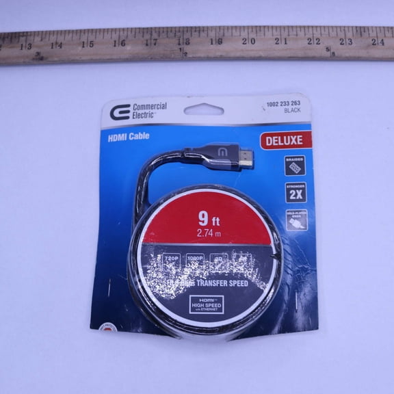 Commercial Electric 9 ft. Deluxe HDMI Cable