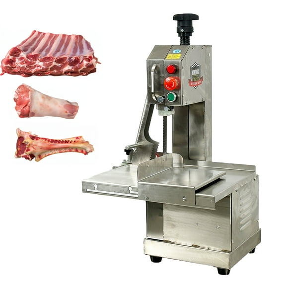 Commercial Electric Bone Saw Machine 850W Frozen Meat Cutting Machine, Butcher Cutter 110V