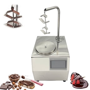 Commercial Electric Desktop Chocolate Melting Machine 7L Chocolate Tempering Machine Chocolate Spray Pouring Machine