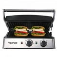 Commercial Electric Griddle, 14.5" 1500W Indoor Countertop Grill