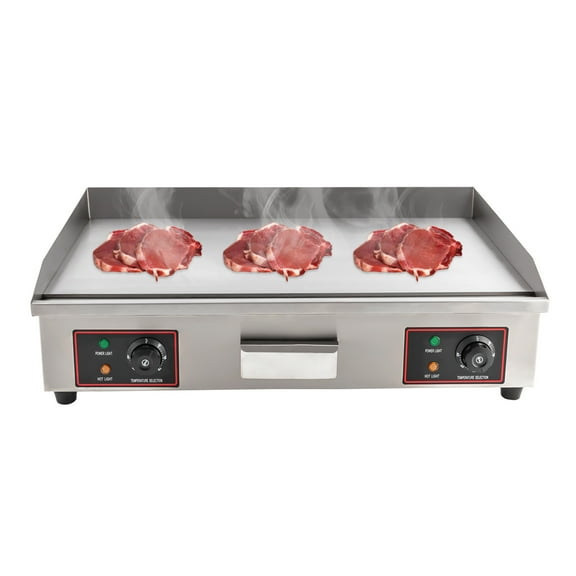 Commercial Electric Griddle 3000W 110V Non-Stick Restaurant Teppanyaki Flat Top Gril