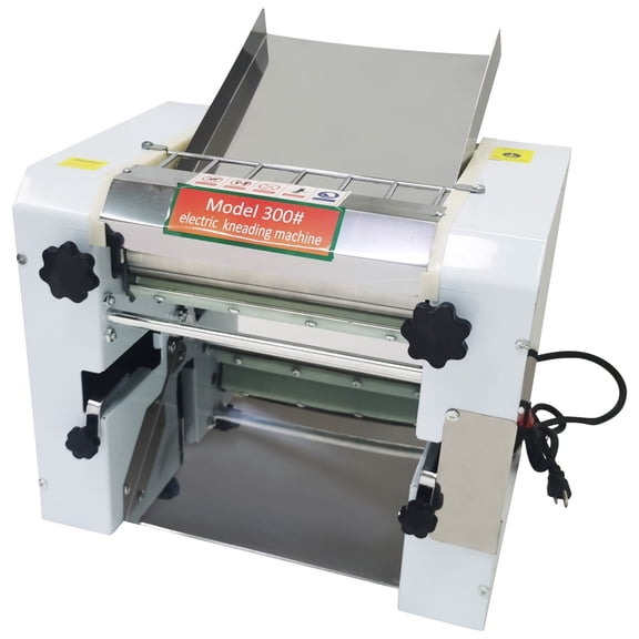 Commercial Electric Pasta Maker Automatic Dough Kneading Noodle Press Machine with 2mm Circular Knife