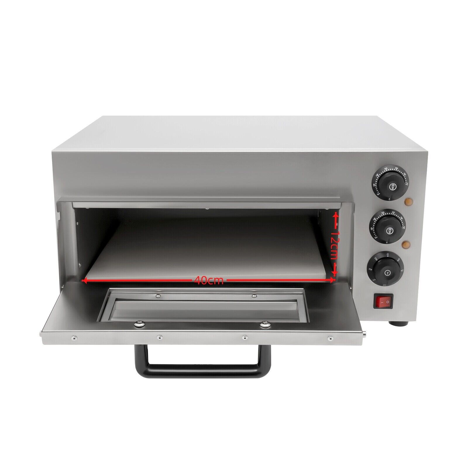 Commercial Electric Pizza Oven Stainless Steel Single Layer Pizza Maker