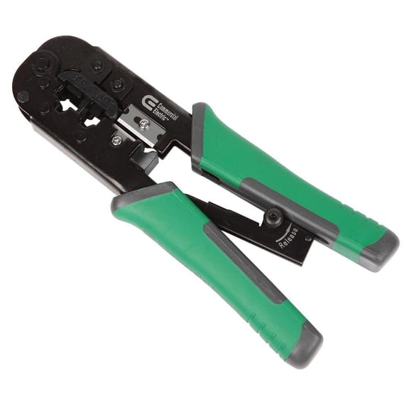 Commercial Electric Ratchet Modular Plug Crimper  (Store Return)