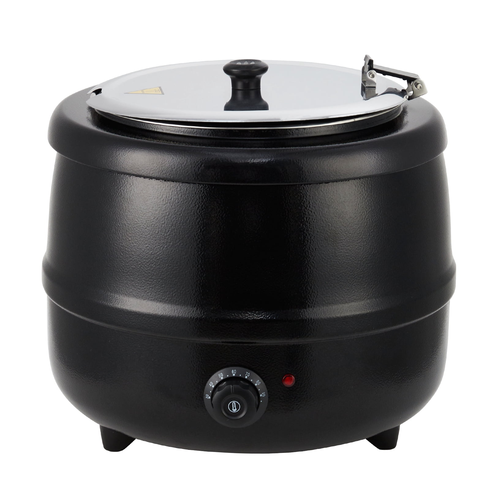 Soup Buffet Inset Commercial Electric Soup Kettle Warmer, Stainless Steel with Hinged Lid ...