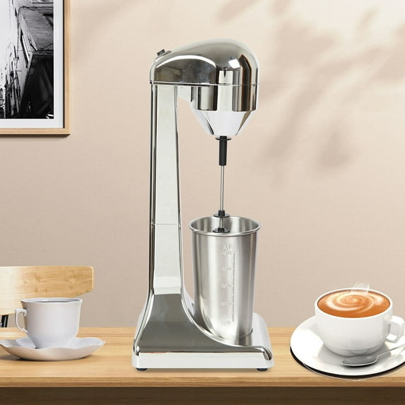 Commercial Electric Stainless Steel Milk Shake Machine Milk Tea Drink Mixer 100w