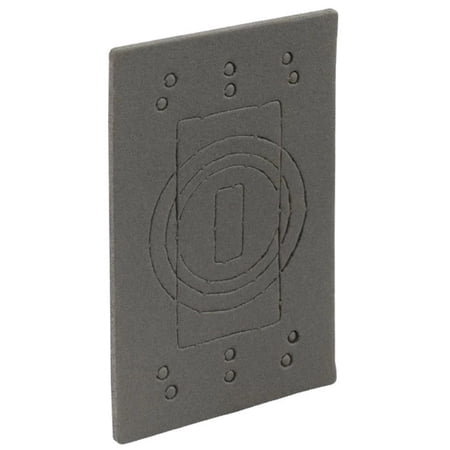 Commercial Electric WGS100 Weatherproof Replacement Gaskets 1 Gang Black