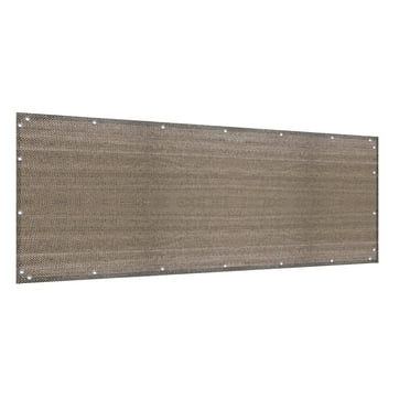 Commercial Elegant Privacy Screen for Deck, Patio, Balcony, Fence, Porch, Railing, Pool and Driveway - Walnut 3ft x 4ft