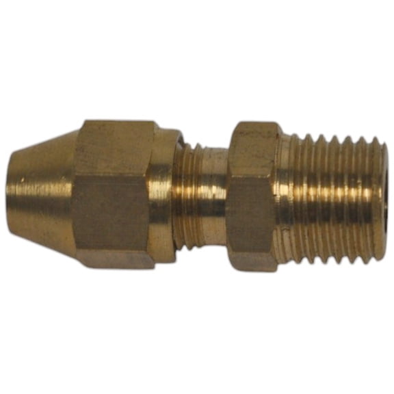 Commercial Extraction Brass Jet Wand Compression Fitting 1/4 Inch X 1/4 Inch B04CF
