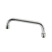 Commercial Faucet Parts 8 Inch Swivel Spout Replacement Kit for Most Brands Commercial Kitchen Sink Faucet 1.8 GPM Stainless Steel Swivel Swing Add-on Nozzle for 2 or 3 Bay Compartment Sinks