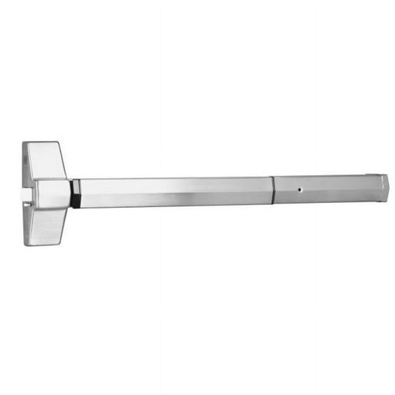 Commercial Fire Rated 3 ft. Rim Exit Only Exit Device, Satin Stainless Steel