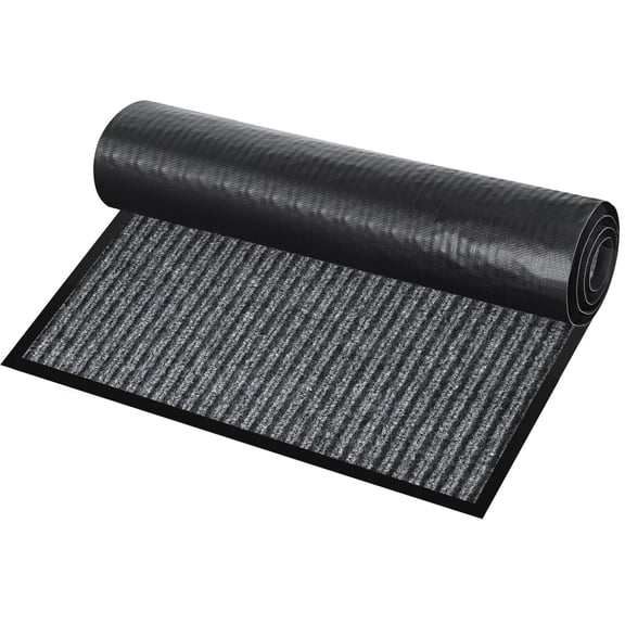 Commercial Floor Mat 4' X 6' Front Door Extra Large Industrial Hallway Runner Rug Heavy Duty Outdoor Indoor Utility Low Profile Entryway Carpet Non Slip Backing For Home Office