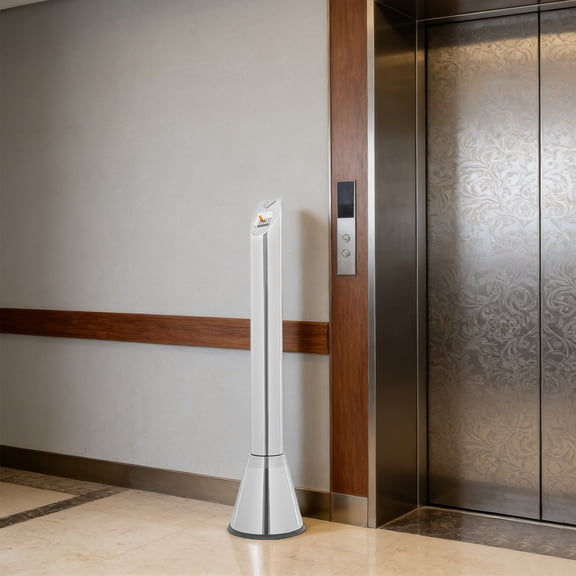Commercial Floor Standing Ash Bin, Cigarette Butt Receptacle Disposal, Cigarette Butt Trash Can with Inner Bucket