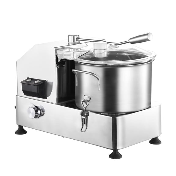 Commercial Food Processor Variable Speed Control Kitchen Chopper Large Capacity Stainless Steel Vegetable Slicer Commercial Chopping Machine