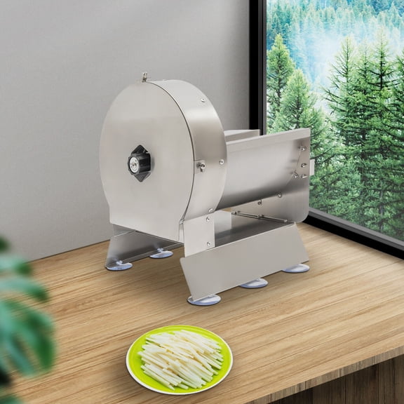 Commercial Food Slicer, 200W High Power Lemon Slicer, Electric Manual Onion Cabbage Slicing Machine Stainless Steel Fruit Slice Tool