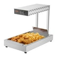 thumbnail image 1 of Commercial Food Warmer Lamp, 750W Stainless Steel Heating Light for Fries, Chips & Buffet, Countertop Warmer (104-122°F) - Silver, 1 of 11