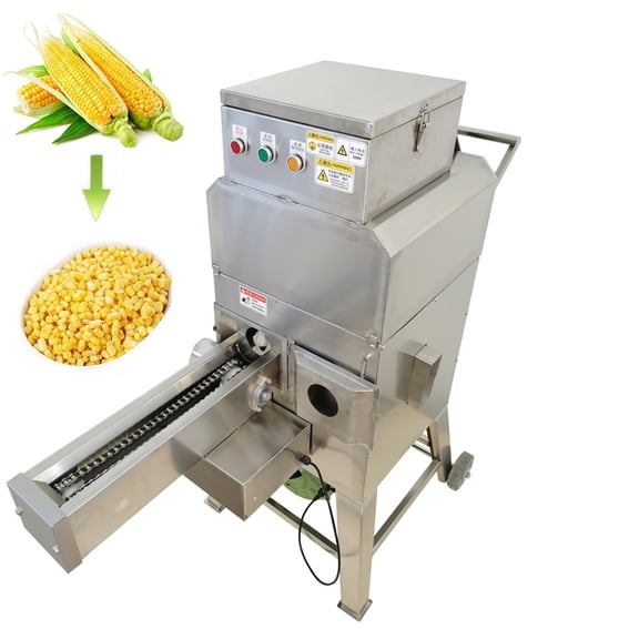Commercial Fresh Corn Stripper Machine Chain Feed 880-1320lbs/H