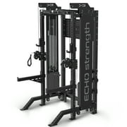 Commercial Functional Trainer Cable Machine with Dual Weight Stacks Power Cage Squat Rack Cable Crossover Exercise Machine with Pulley System All in One Home Gym Systems, Functional TrainerModel A