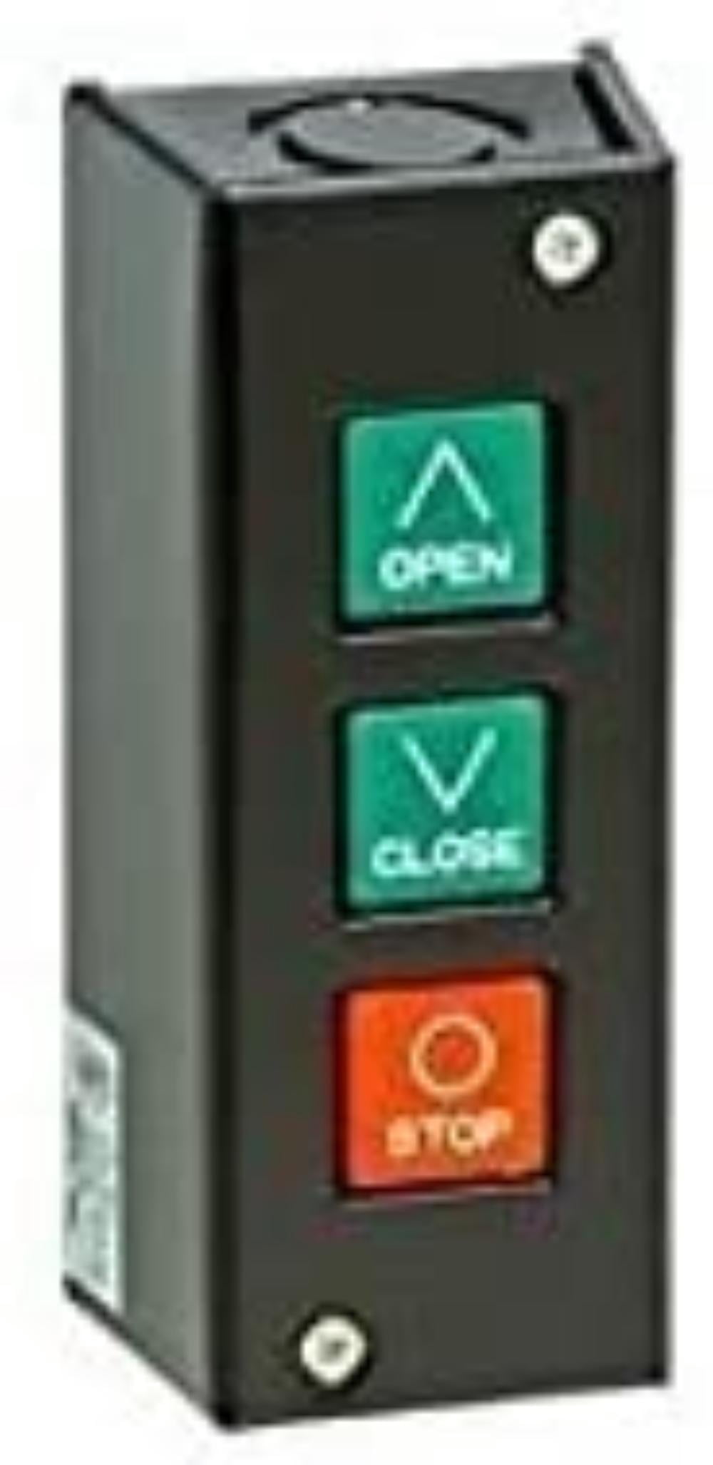 Commercial Garage Door Opener PBS3 Three Button Station, MMTC PBS3 By