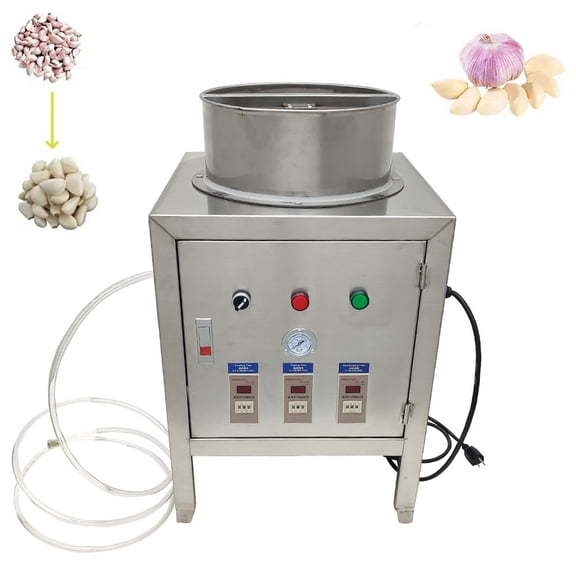 Commercial Garlic Peeling Machine Pneumatic Fully Automatic Dry Garlic Peeler 30KG/H Stainless Steel
