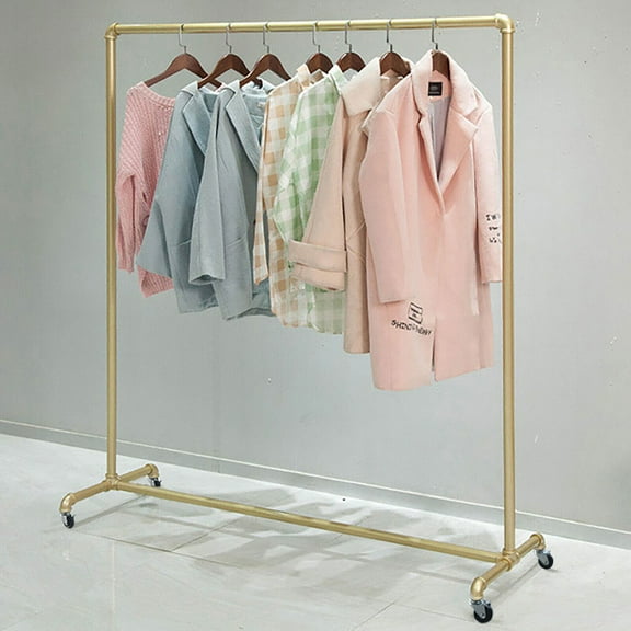 Commercial Garment Rack, Metal Rolling Clothing Shelf Retail Store, Clothing Rack 66.14-110.23lbs for Hanging Shirts, Coats, Suits, Pants