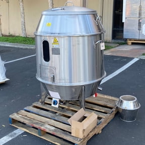 Commercial Gas Charcoal Dual Use Roaster Oven Roasting Machine, Cantonese Roast Charcoal GAS Duck Machine