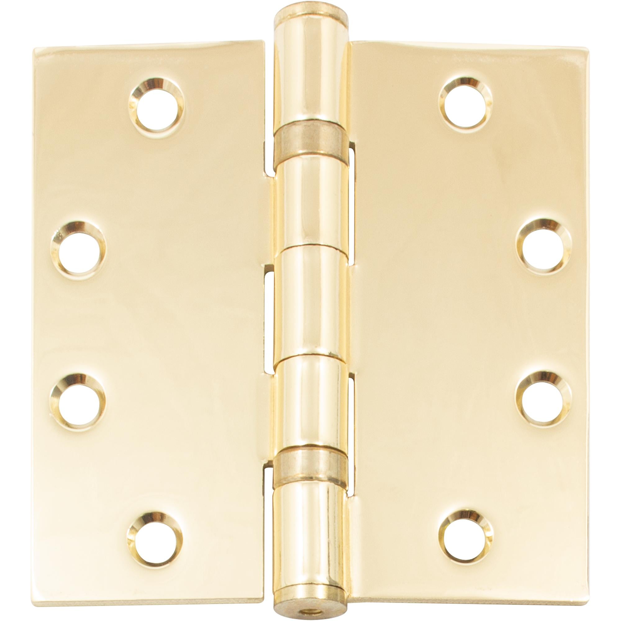 Polished Brass 4-1/2 Inch Commercial Grade Ball Bearing Hinge