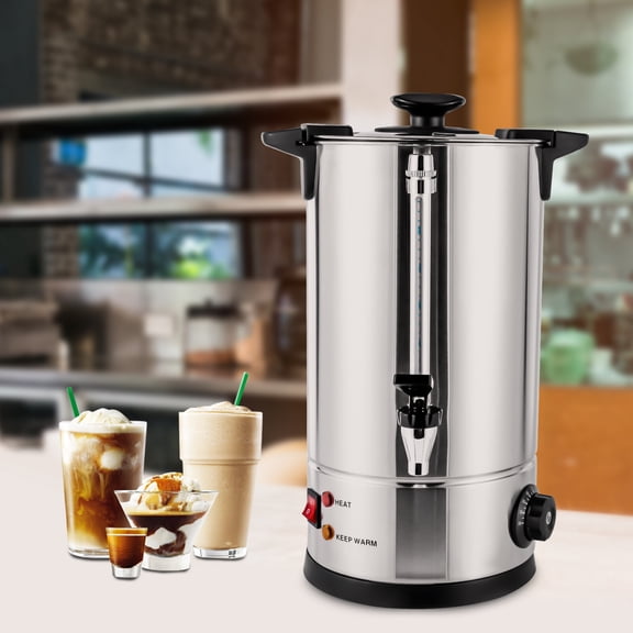 Commercial Grade Coffee Urn Stainless Steel Percolate Coffee Maker with Adjustable Temperature Control Hot Water Urn for Catering, Party & Restaurant