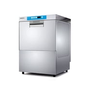 Commercial-Grade Dishwasher/Glasswasher with Plug, Built-in Booster & Drain Pump, Built-in Detergent & Rinse Aid Pumps, Up to 40 Racks/Hr, 208240V