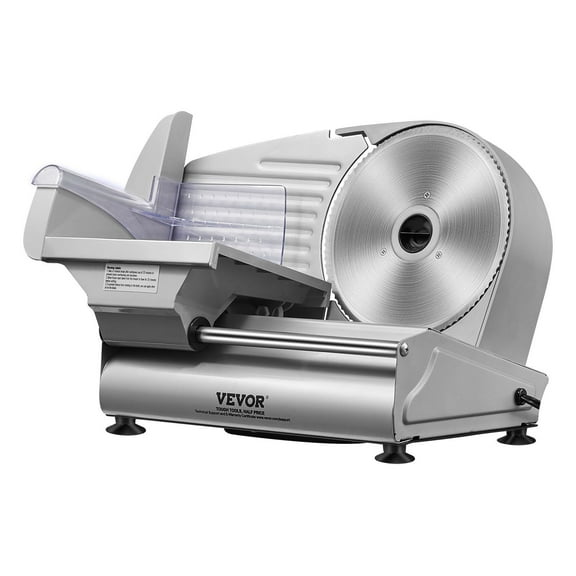 Commercial-Grade Electric Meat Slicer for Home, 180W, 7.5" SUS420 Stainless Steel Blade, Adjustable Thickness, Ideal for Deli, Ham, Cheese & Bread