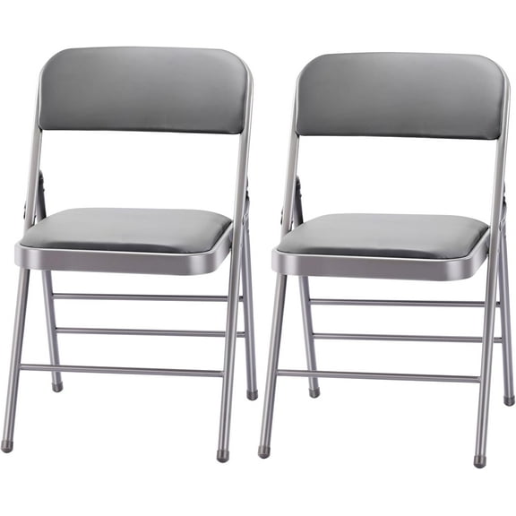 Commercial Grade Folding Chair with Padded Fabric Cushion Capacity Max Weight 150Kg for Home and Office,Indoor and Outdoor Events