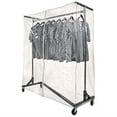 thumbnail image 1 of Commercial Grade Garment Black Base Z-Rack with Cover Supports & Vinyl Cover, 1 of 1