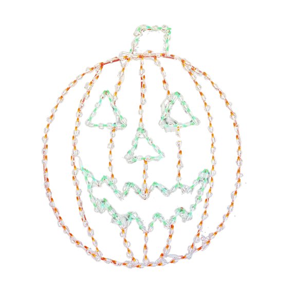 Commercial Grade Halloween LED 44" Wire Framed Jack-O-Lantern Decoration