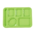 thumbnail image 1 of Commercial Grade Heat Fast Food Trays Imitation Porcelain Compartment Plates for School and Canteen Dining, 1 of 4