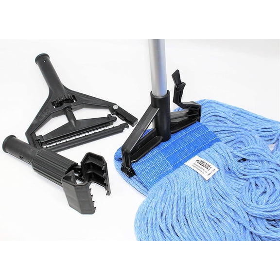 Commercial Grade Heavy Duty Large Mop   - Blue 4-Ply Synthetic Yarn String Mop Refills