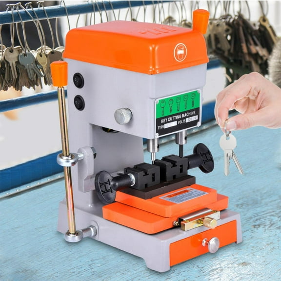 Commercial-Grade Key Duplicating Machine 110V - Vertical Design for Precise Home/Car Key Copying