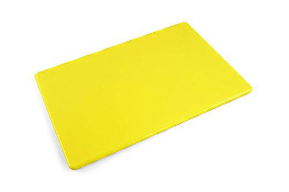 Commercial Grade Plastic Cutting Board, NSF 12 x 18 x 0.5 inches