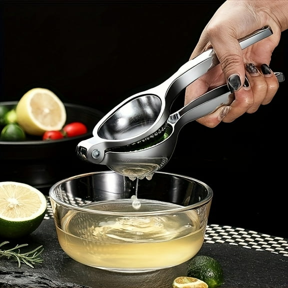 Commercial-Grade Stainless Steel Citrus Juicer – Heavy-Duty Manual Lemon, Lime & Orange Press with Ergonomic Lever, Durable Rust-Resistant Design for Restaurants & Home Kitchens