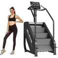 thumbnail image 1 of Commercial Grade Stair Stepper Machine with LED Screen, 440 LBS Capacity - 15 Resistance Levels, 24-164 Steps/Minute, Home Cardio Workout Machine, 1 of 11