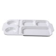 thumbnail image 1 of Commercial Grade Tableware Heat Imitation Porcelain Compartment Fast Food Trays Ideal for School and Unit Canteens, 1 of 4