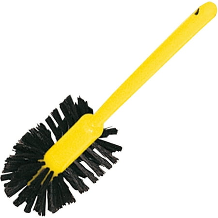Commercial-Grade Toilet Bowl Brush, 17" Handle, Brown | Bundle of 5