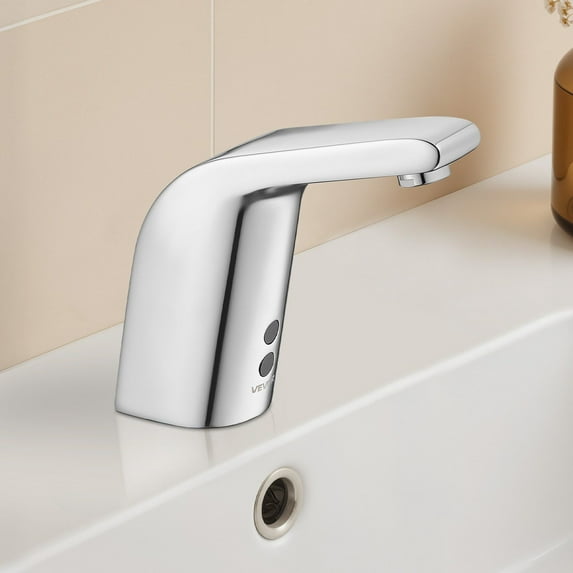 Commercial-Grade Touchless Faucet for Bathroom Sink, Single Hole Mount ...