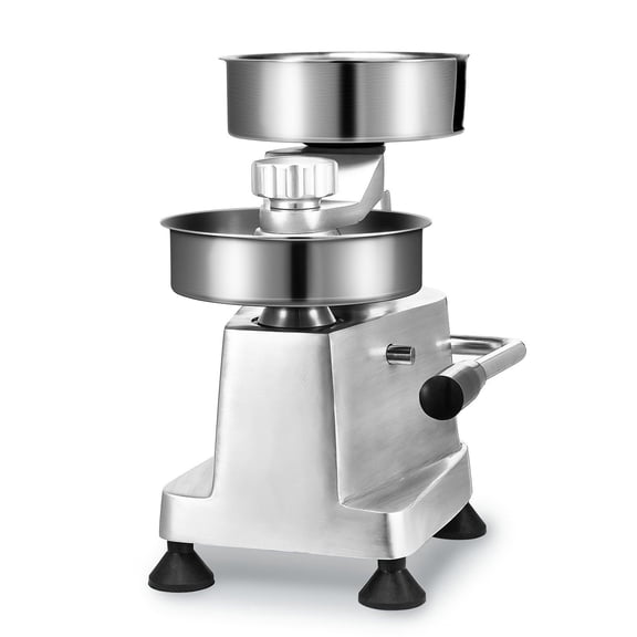 Commercial Hamburger Patty Maker Machine - Heavy Duty Stainless Steel Burger Press with 3 Interchangeable Molds (4/5/6 inch) & 1500 Patty Papers - Meat Forming Processor for Beef Patties