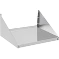 thumbnail image 1 of Commercial Heavy Duty Metal Appliance Wall Mount Floating Shelving for Restaurants, Kitchens, Bars, Homes, and Hotels, Stainless Steel Microwave Shelf, 1 of 7