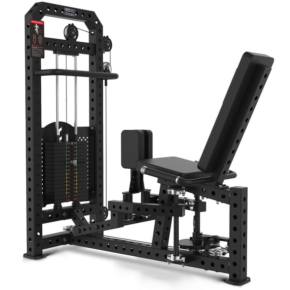 Commercial Hip Adduction Abduction Machine, Inner & Outer Thigh Exercise Equipment with Adjustable Weight Stack, Commercial Grade Home Gym Fitness Machine for Glutes, Hips & Leg Strength Training